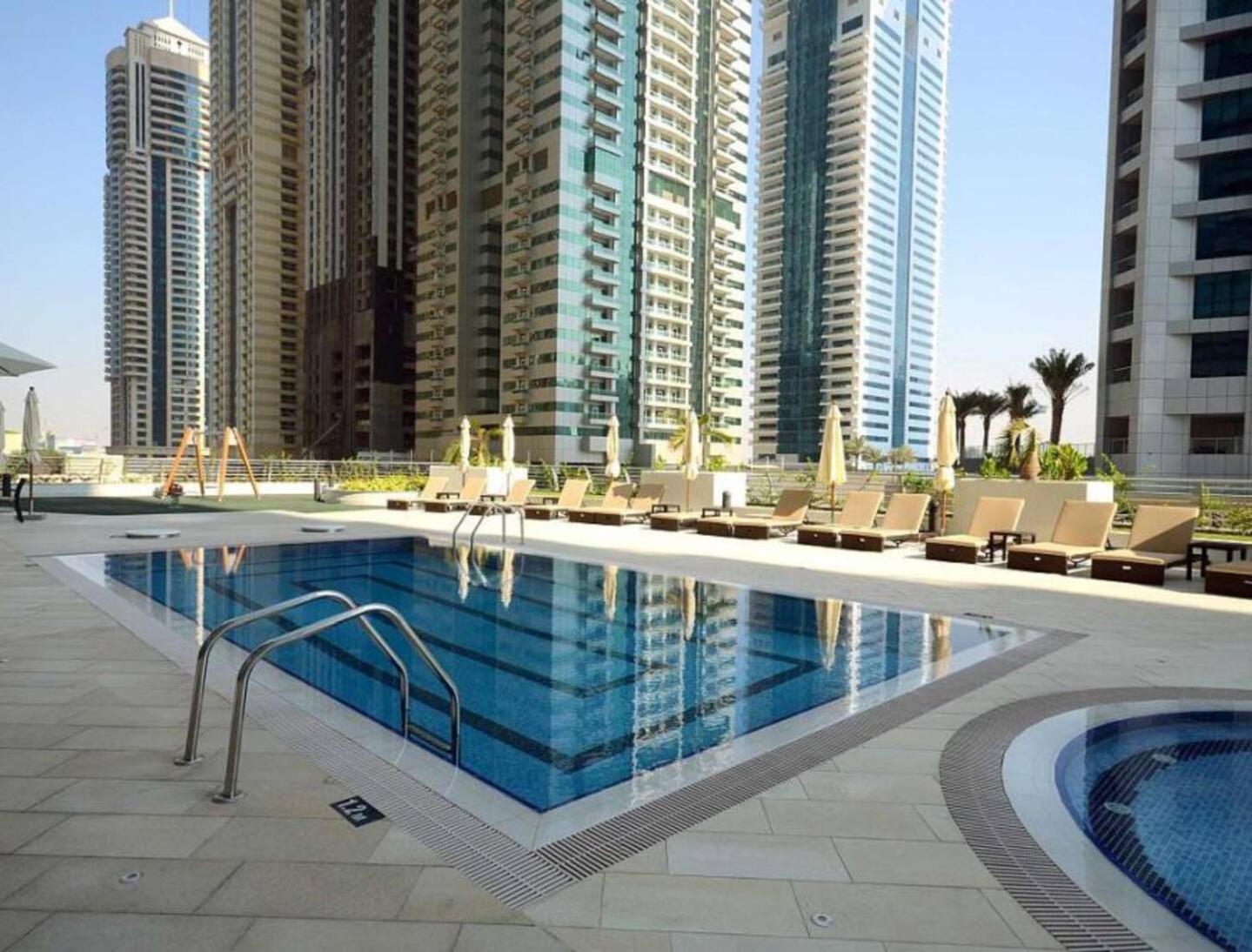 Sea & Palm View Elegant 1 Bedroom Apartment Dubái Exterior foto